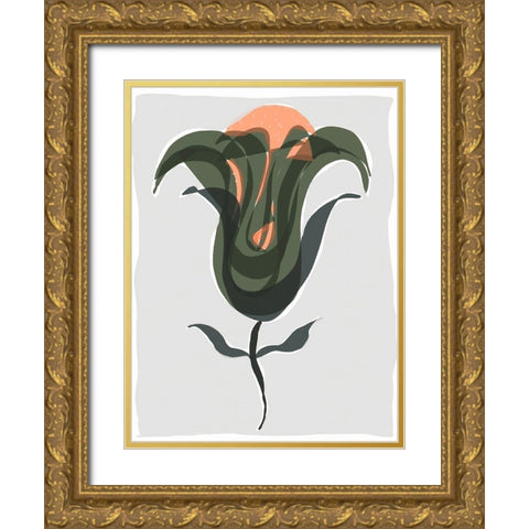 Mod Quirk VI Gold Ornate Wood Framed Art Print with Double Matting by Delamater, Rob