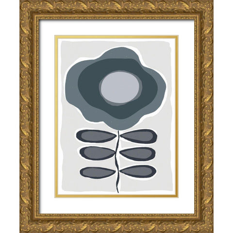 Mod Quirk IX Gold Ornate Wood Framed Art Print with Double Matting by Delamater, Rob