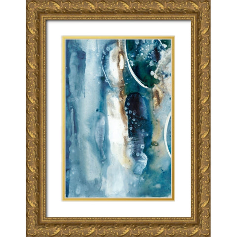 Peaceful Calm I Gold Ornate Wood Framed Art Print with Double Matting by Combs, Joyce