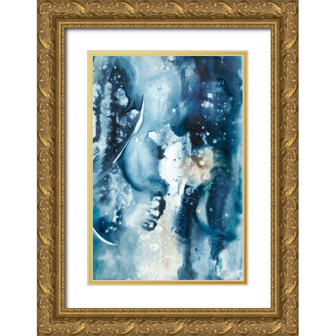 Peaceful Calm II Gold Ornate Wood Framed Art Print with Double Matting by Combs, Joyce