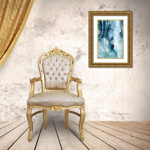 Peaceful Calm IV Gold Ornate Wood Framed Art Print with Double Matting by Combs, Joyce