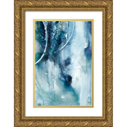Peaceful Calm IV Gold Ornate Wood Framed Art Print with Double Matting by Combs, Joyce