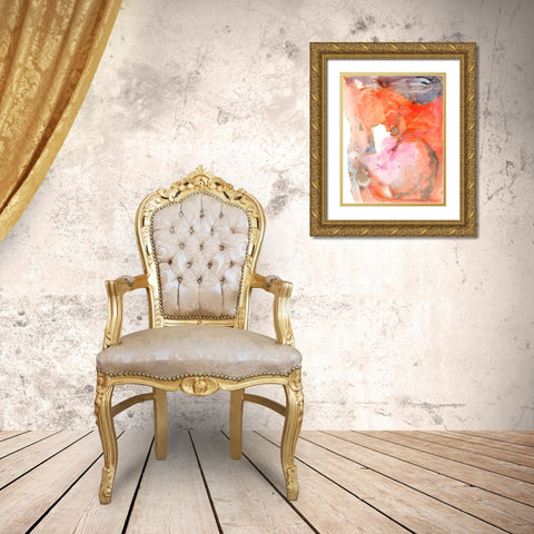 Lighting the Way II Gold Ornate Wood Framed Art Print with Double Matting by Combs, Joyce