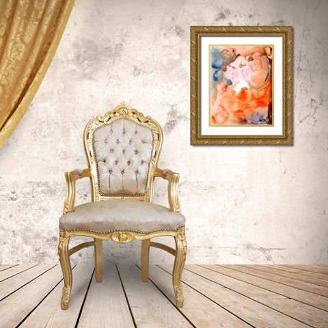Lighting the Way III Gold Ornate Wood Framed Art Print with Double Matting by Combs, Joyce