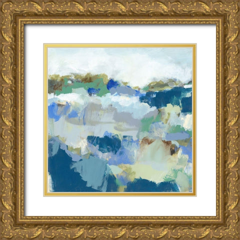Dusty Roads II Gold Ornate Wood Framed Art Print with Double Matting by Long, Christina