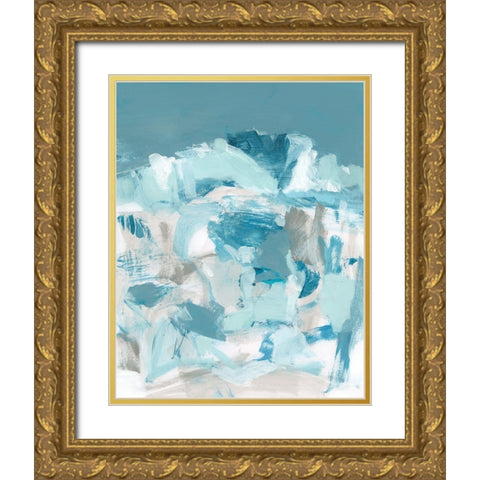 August II Gold Ornate Wood Framed Art Print with Double Matting by Long, Christina
