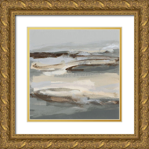 Winter Sun II Gold Ornate Wood Framed Art Print with Double Matting by Long, Christina