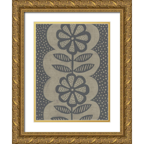 Paperwhite I Gold Ornate Wood Framed Art Print with Double Matting by Zarris, Chariklia