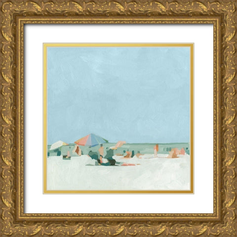 Summer Palette I Gold Ornate Wood Framed Art Print with Double Matting by Scarvey, Emma