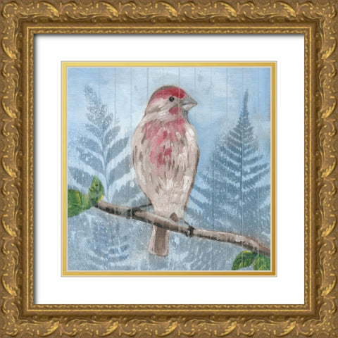 Eastern Songbird I Gold Ornate Wood Framed Art Print with Double Matting by Ludwig, Alicia