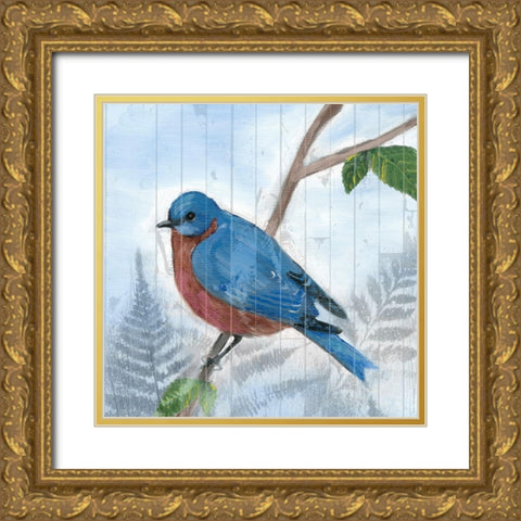 Eastern Songbird IV Gold Ornate Wood Framed Art Print with Double Matting by Ludwig, Alicia