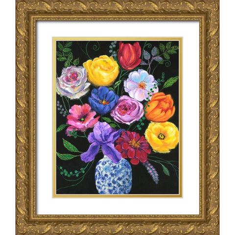 Fresh Picks II Gold Ornate Wood Framed Art Print with Double Matting by Joy, Julie
