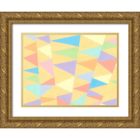 Grande I Gold Ornate Wood Framed Art Print with Double Matting by Galapon, Nikki