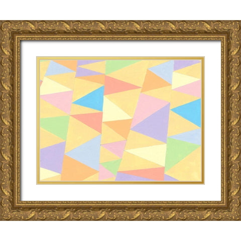 Grande II Gold Ornate Wood Framed Art Print with Double Matting by Galapon, Nikki