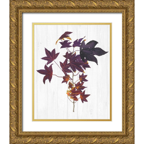 Sweet Foliage II Gold Ornate Wood Framed Art Print with Double Matting by Miller, Dianne