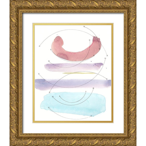 Desert Series III Gold Ornate Wood Framed Art Print with Double Matting by Delamater, Rob