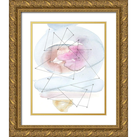 Desert Series IV Gold Ornate Wood Framed Art Print with Double Matting by Delamater, Rob