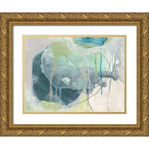 Sea Stone I Gold Ornate Wood Framed Art Print with Double Matting by Vess, June Erica