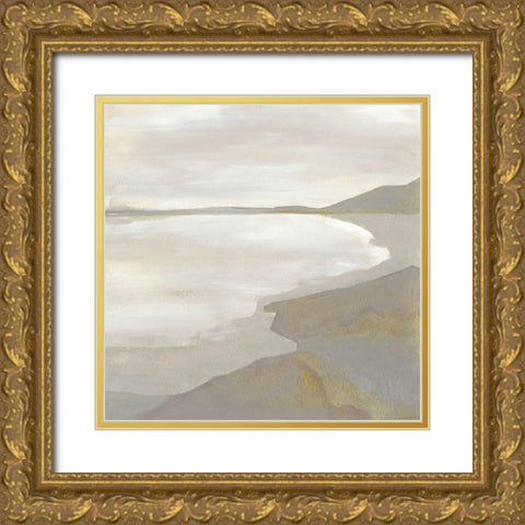 Coastal Contour II Gold Ornate Wood Framed Art Print with Double Matting by Vess, June Erica