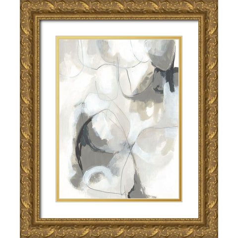 Cloudbank Sonata II Gold Ornate Wood Framed Art Print with Double Matting by Vess, June Erica