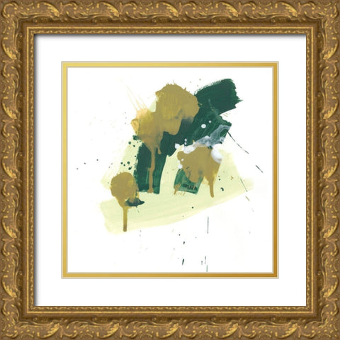 Midori I Gold Ornate Wood Framed Art Print with Double Matting by Vess, June Erica