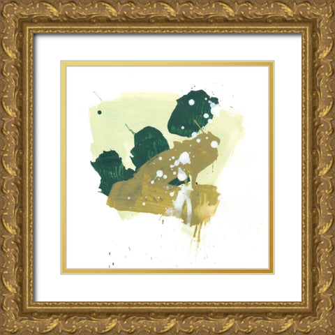 Midori VII Gold Ornate Wood Framed Art Print with Double Matting by Vess, June Erica