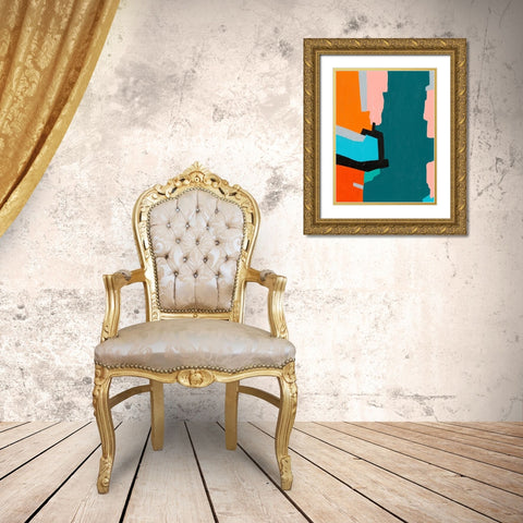 Reunification II Gold Ornate Wood Framed Art Print with Double Matting by Moore, Regina