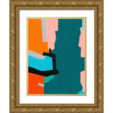 Reunification II Gold Ornate Wood Framed Art Print with Double Matting by Moore, Regina