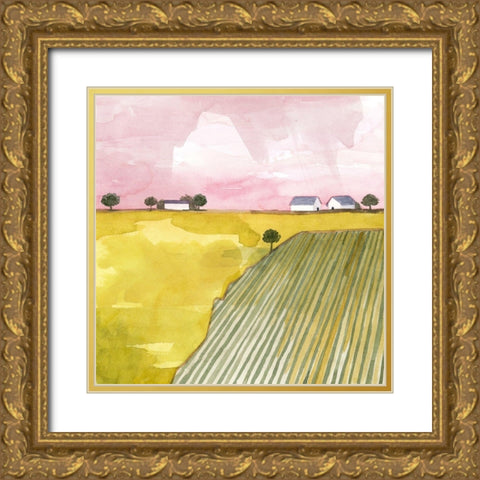 Blush Hour I Gold Ornate Wood Framed Art Print with Double Matting by Popp, Grace
