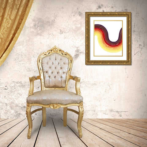 Heatwave I Gold Ornate Wood Framed Art Print with Double Matting by Popp, Grace