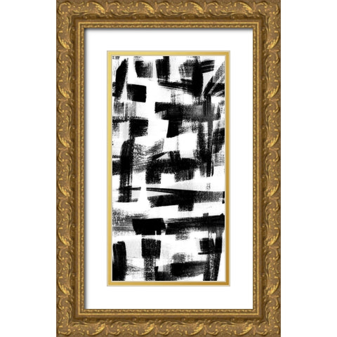 Jam Session IV Gold Ornate Wood Framed Art Print with Double Matting by Chandler, Sharon