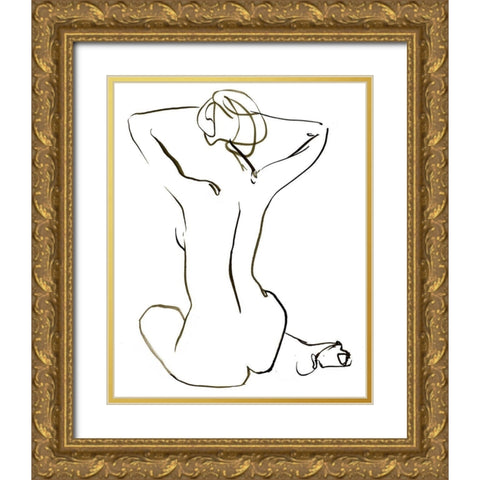 Warm Embrace I Gold Ornate Wood Framed Art Print with Double Matting by Parker, Jennifer Paxton