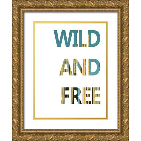 Positive Mantra I Gold Ornate Wood Framed Art Print with Double Matting by Goldberger, Jennifer