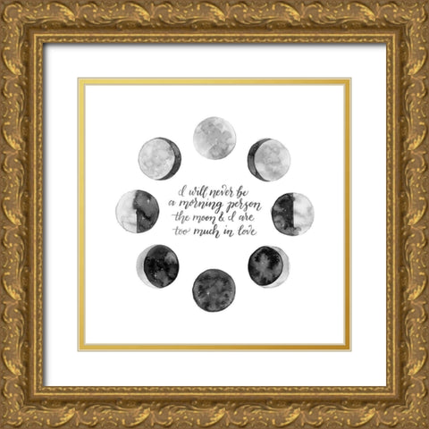 Ode to the Moon II Gold Ornate Wood Framed Art Print with Double Matting by Popp, Grace