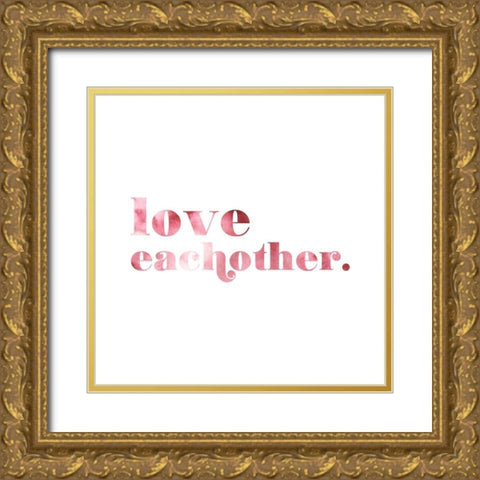 Better World II Gold Ornate Wood Framed Art Print with Double Matting by Popp, Grace