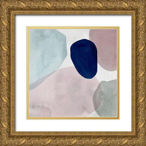 Stacked Around I Gold Ornate Wood Framed Art Print with Double Matting by Popp, Grace