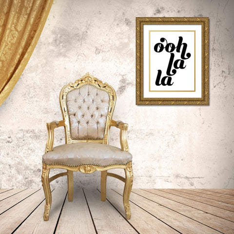 La Vie I Gold Ornate Wood Framed Art Print with Double Matting by Popp, Grace