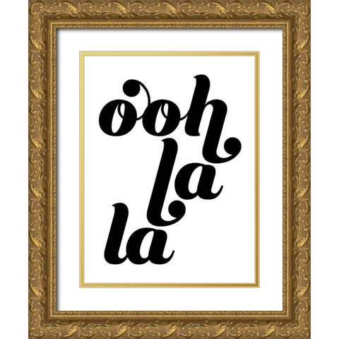 La Vie I Gold Ornate Wood Framed Art Print with Double Matting by Popp, Grace