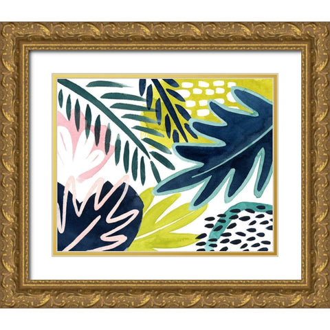 Tropical Salve II Gold Ornate Wood Framed Art Print with Double Matting by Popp, Grace