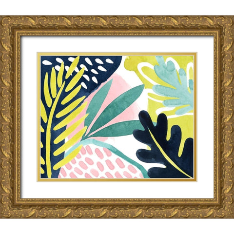 Tropical Salve III Gold Ornate Wood Framed Art Print with Double Matting by Popp, Grace