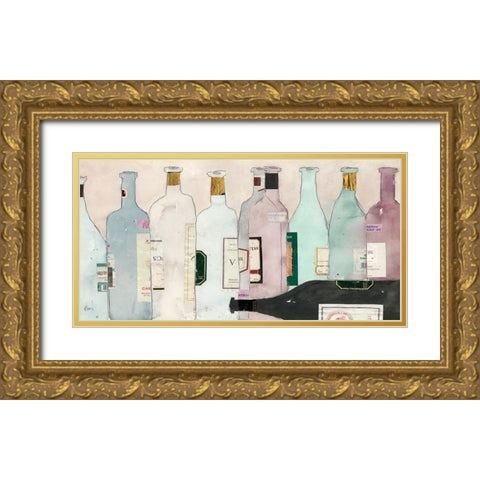 After the Tasting Gold Ornate Wood Framed Art Print with Double Matting by Dixon, Samuel