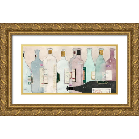 After the Tasting Gold Ornate Wood Framed Art Print with Double Matting by Dixon, Samuel