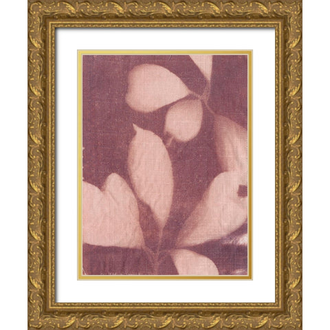 Botanical Sun III Gold Ornate Wood Framed Art Print with Double Matting by Sizemore, Natalie