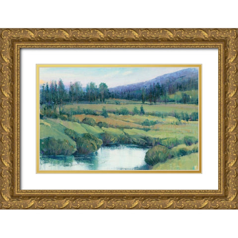 Mountain Retreat I Gold Ornate Wood Framed Art Print with Double Matting by OToole, Tim