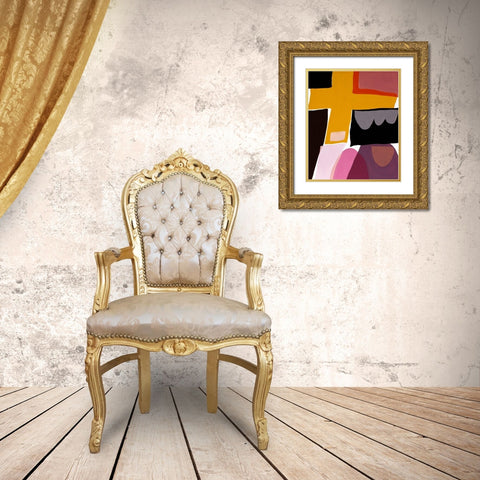 Finale II Gold Ornate Wood Framed Art Print with Double Matting by Delamater, Rob