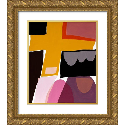 Finale II Gold Ornate Wood Framed Art Print with Double Matting by Delamater, Rob