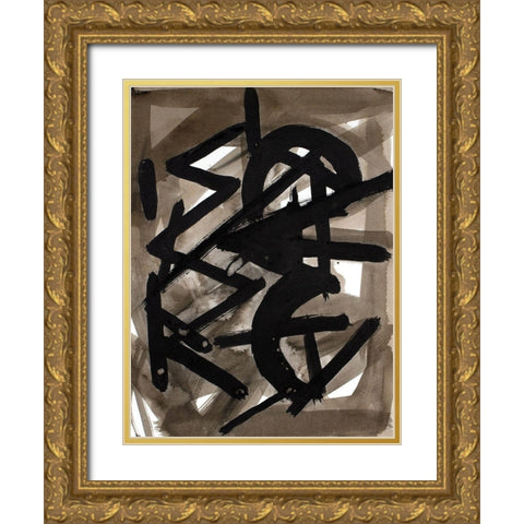 La Machina I Gold Ornate Wood Framed Art Print with Double Matting by Delamater, Rob