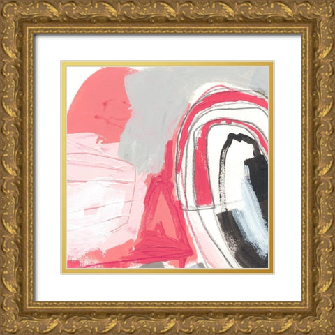Totality of Pink II Gold Ornate Wood Framed Art Print with Double Matting by Vess, June Erica