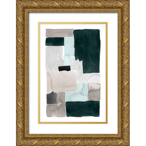 Mended I Gold Ornate Wood Framed Art Print with Double Matting by Popp, Grace