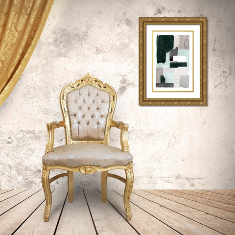 Mended II Gold Ornate Wood Framed Art Print with Double Matting by Popp, Grace